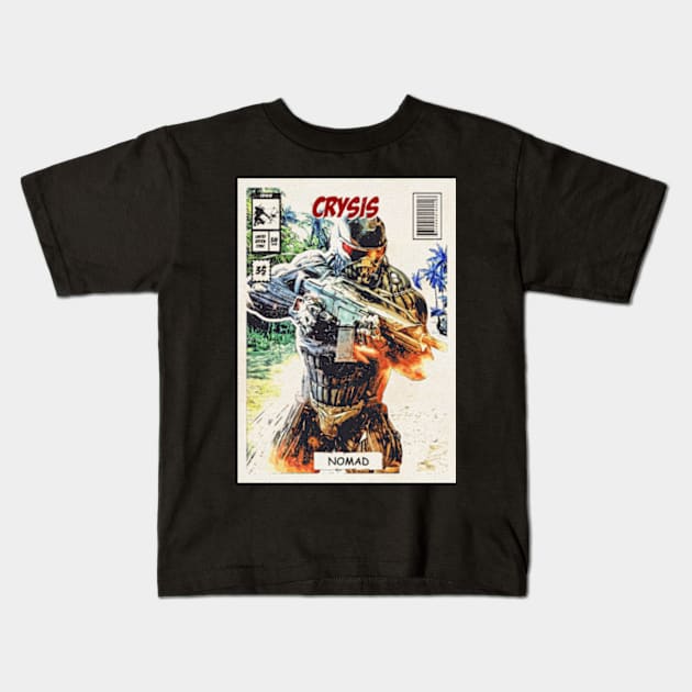 Crysis Comic Kids T-Shirt by Durro